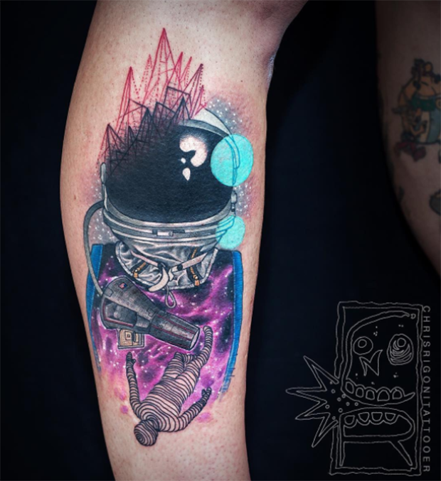 Astronaut Tattoo