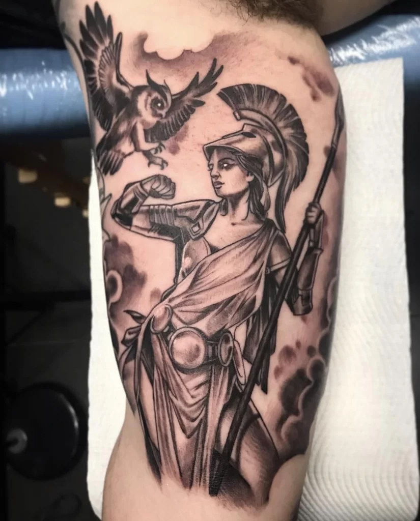 Athena tattoo