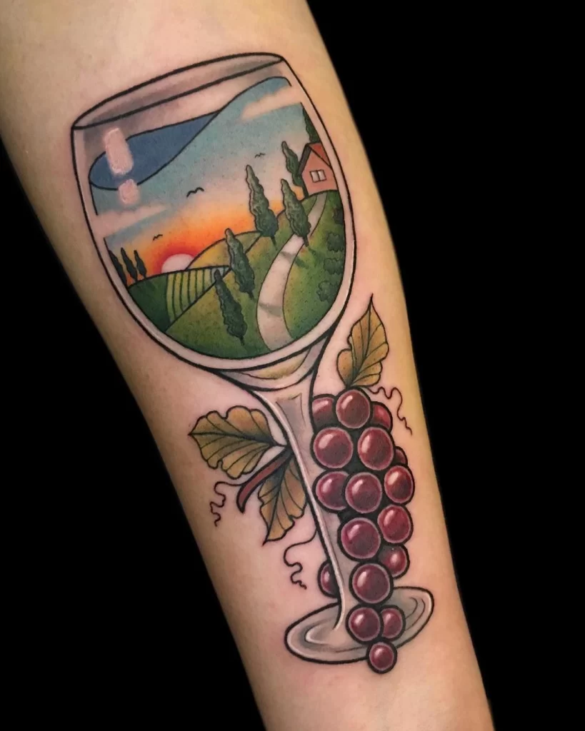 Wine Tattoo