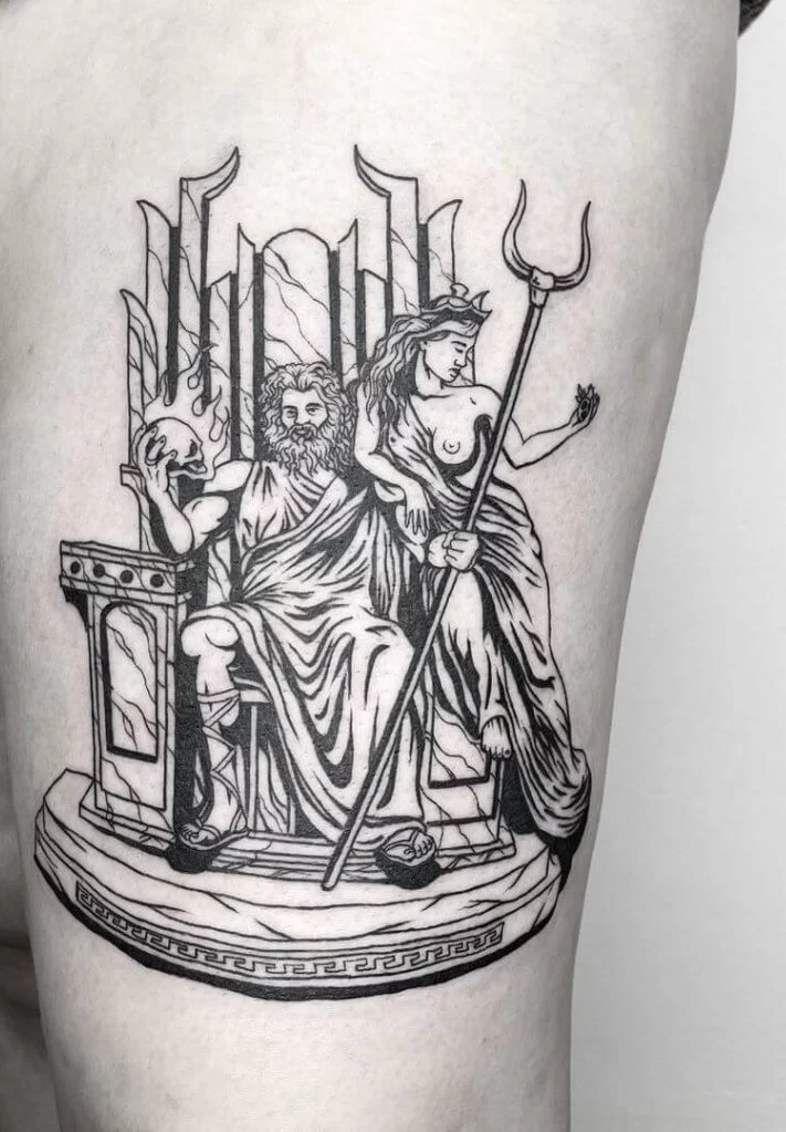 Hera  and Zeus Tattoo