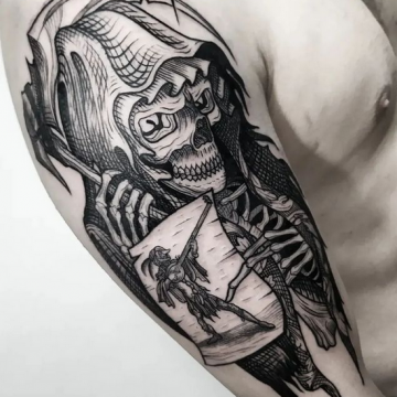 Grim Reaper Tattoo Ideas Archives - TATTOOGOTO