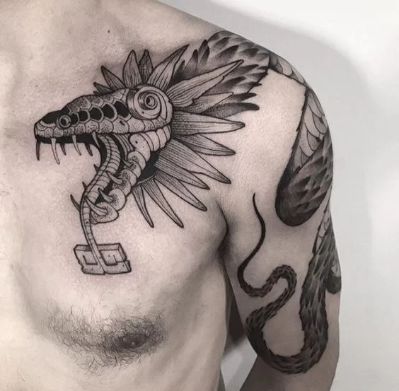 Quetzalcoatrl tattoo
