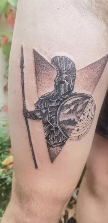 Ares God Of War Tattoo - TATTOOGOTO