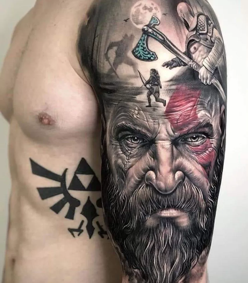 15 Incredible God of War Tattoos  Inkdcrowd Apparel