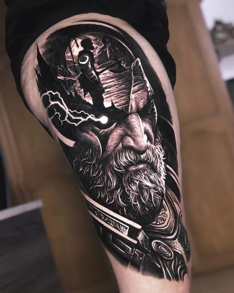 God Of War Tattoo Design - TATTOOGOTO