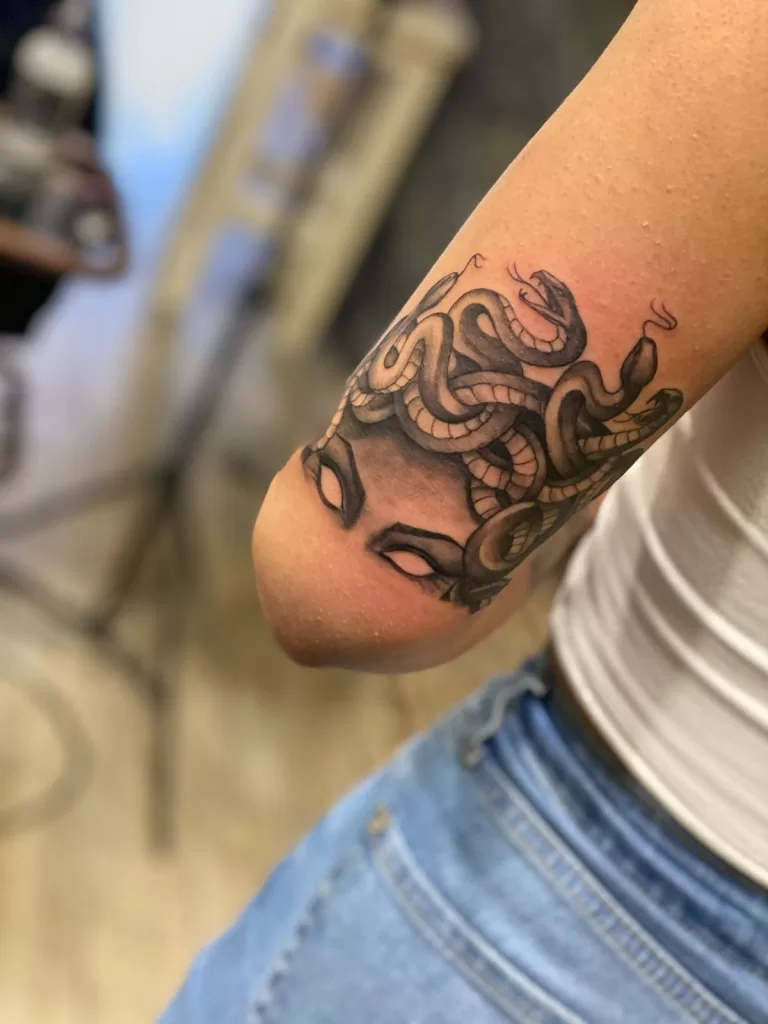 Medusa Discreet Tattoo Design