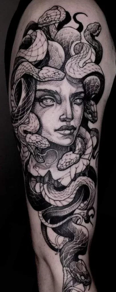 Medusa Full-Sleeve Tattoo