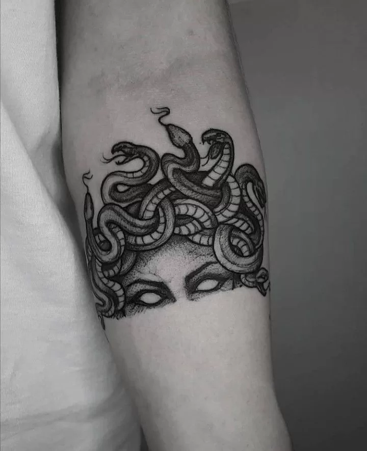 Medusa Wrist Tattoo