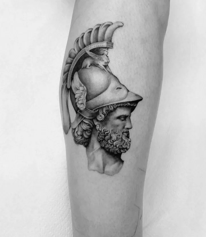 Odysseus Portrait Tattoo