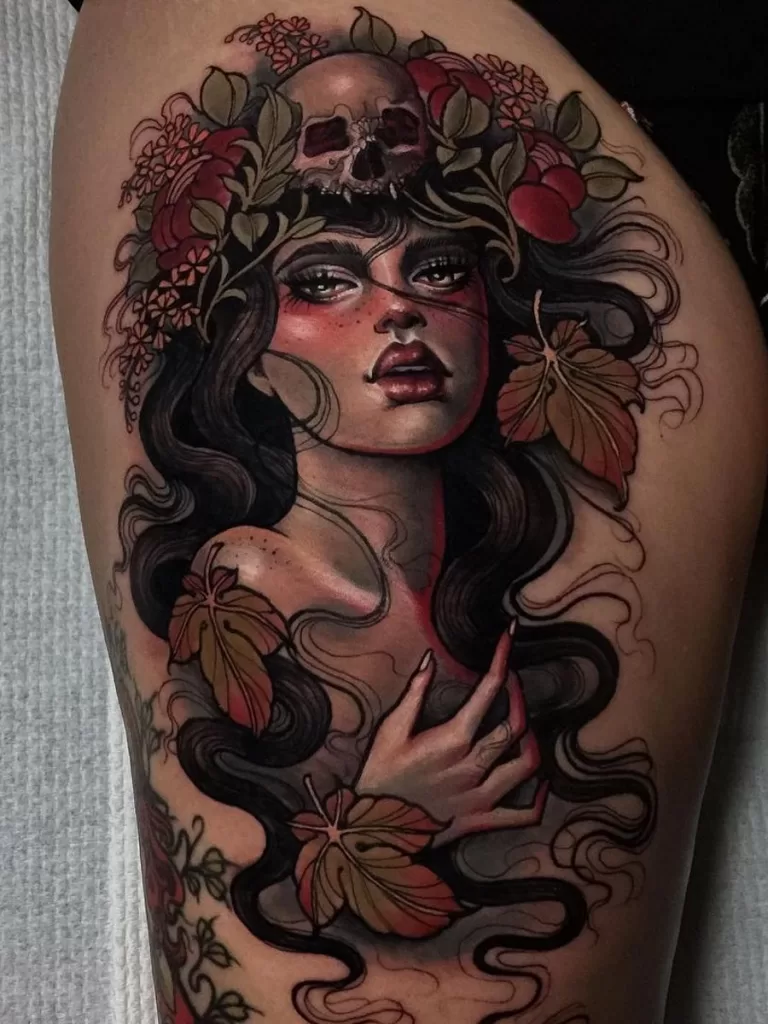 Persephone Nature Tattoo