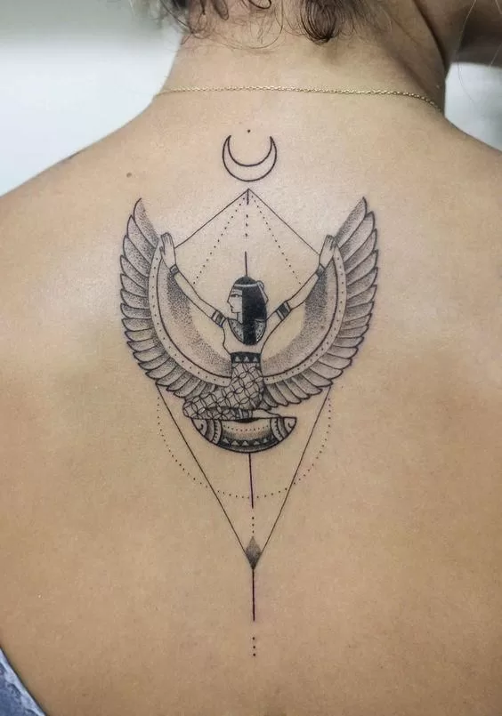 Isis Simple Tattoo Design