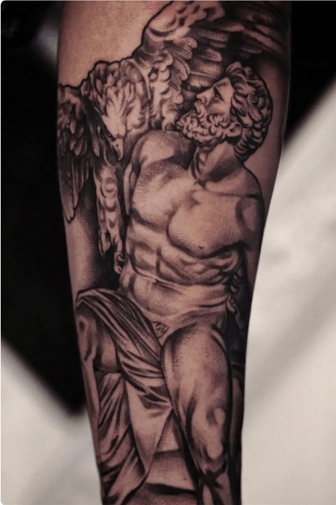Prometheus And Eagle Tattoo