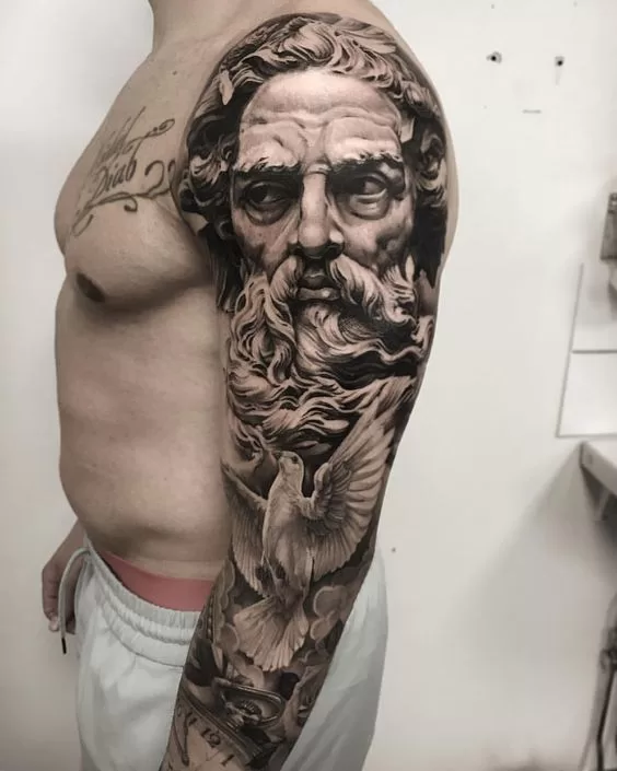 Zeus King Of Olympus Tattoo