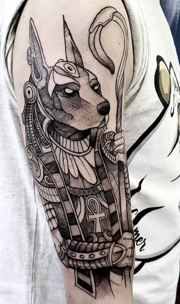 Egyptian Ruler Of Underworld Tattoo